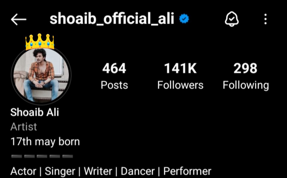 ShoaibYeh's tweet photo. Congratulations..... Grateful....
Instagram verified account ✅️.
Shoaib_official_ali ✅️
To know more @ShoaibYeh follow https://t.co/ZEGWwvo5Gp