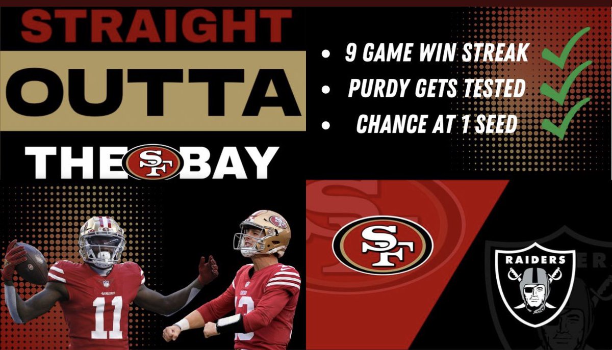 OuttaTheBay49's tweet photo. What’s Goooood #Faithful Join the Straight Outta The Bay crew tonight at 8:15 PM PST! Were talking all things #49ers 
#niners #ninerempire #foryourpage #explore #bayarea #dabay #bayareabuzz #NFL #FTTB #faithfultothebay #redandgold #FYP 

Tap in here 👇🏿

https://t.co/Efa3j0wZAe https://t.co/CEI4KF2xzW