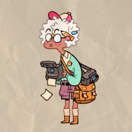 cryptid hunter #2(the stickers are just a mockup)#art #doodle #cryptidcore 