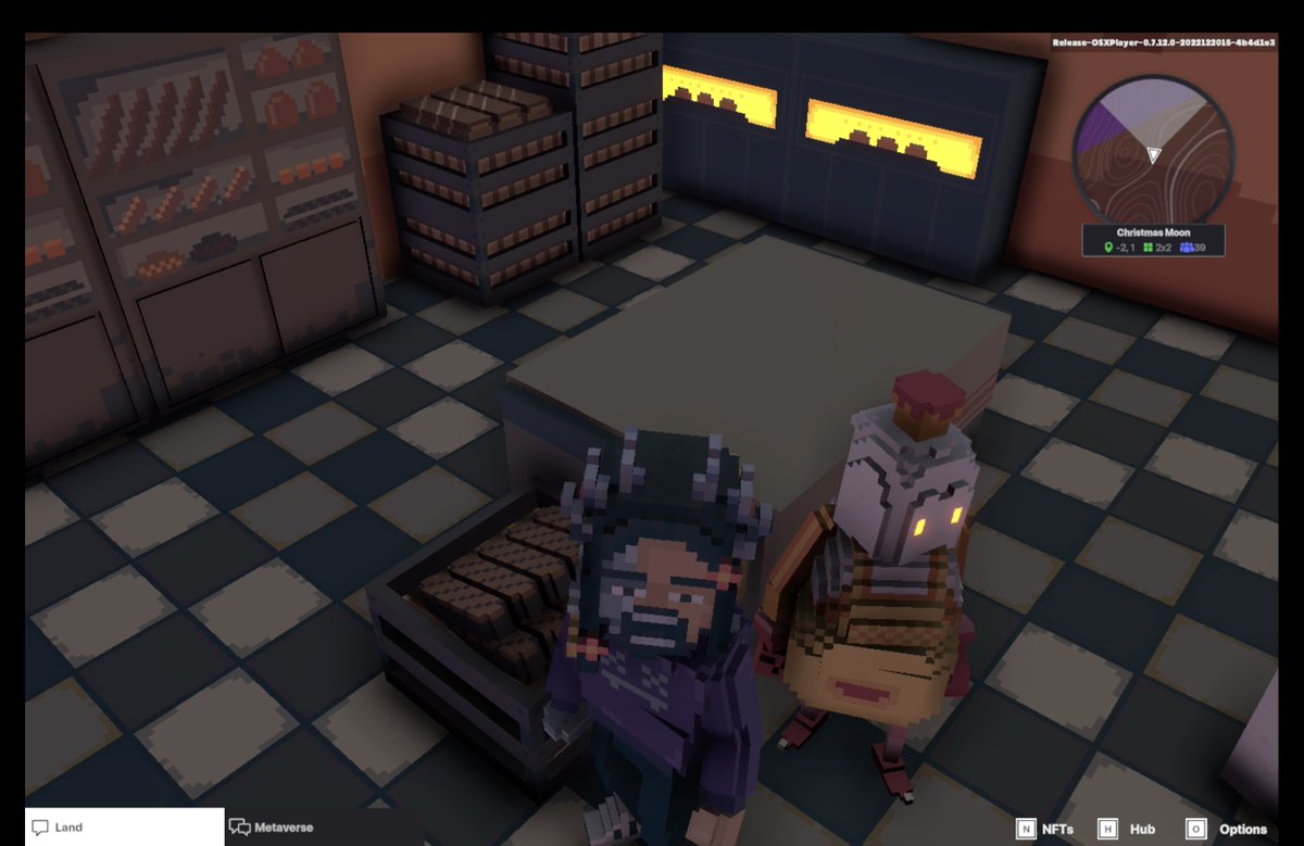 RumChana's tweet photo. @TheSandboxGame @LuluLand_World I found Monica in Christmas Moon by @LuluLand_World! 🌜 I participated in the #SeasonsGreetingsTSB challenge for a chance to win an NFT! https://t.co/gZNhLKBv4A