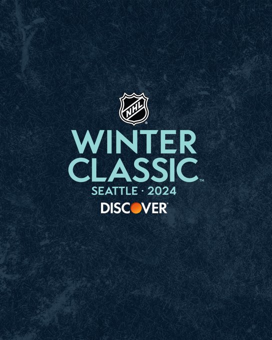 Blue gradient background with the text 2024 NHL Winter Classic 