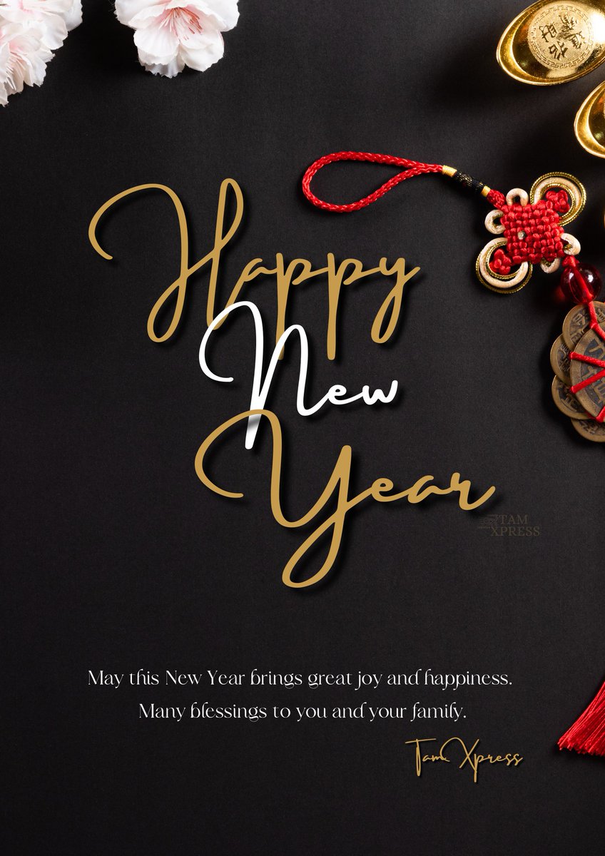 tamxpress's tweet photo. @tamxpress appreciates your support as a client. You have always helped us grow because of your support😊

A Happy New Year to you. 
May 2023 be a year of prosperity for you🙏

#dispatch #logistics #NewYear #learnimportation #hireourservices #bookdelivery #coaching #NewYear2023 https://t.co/jyeSPm3nf8