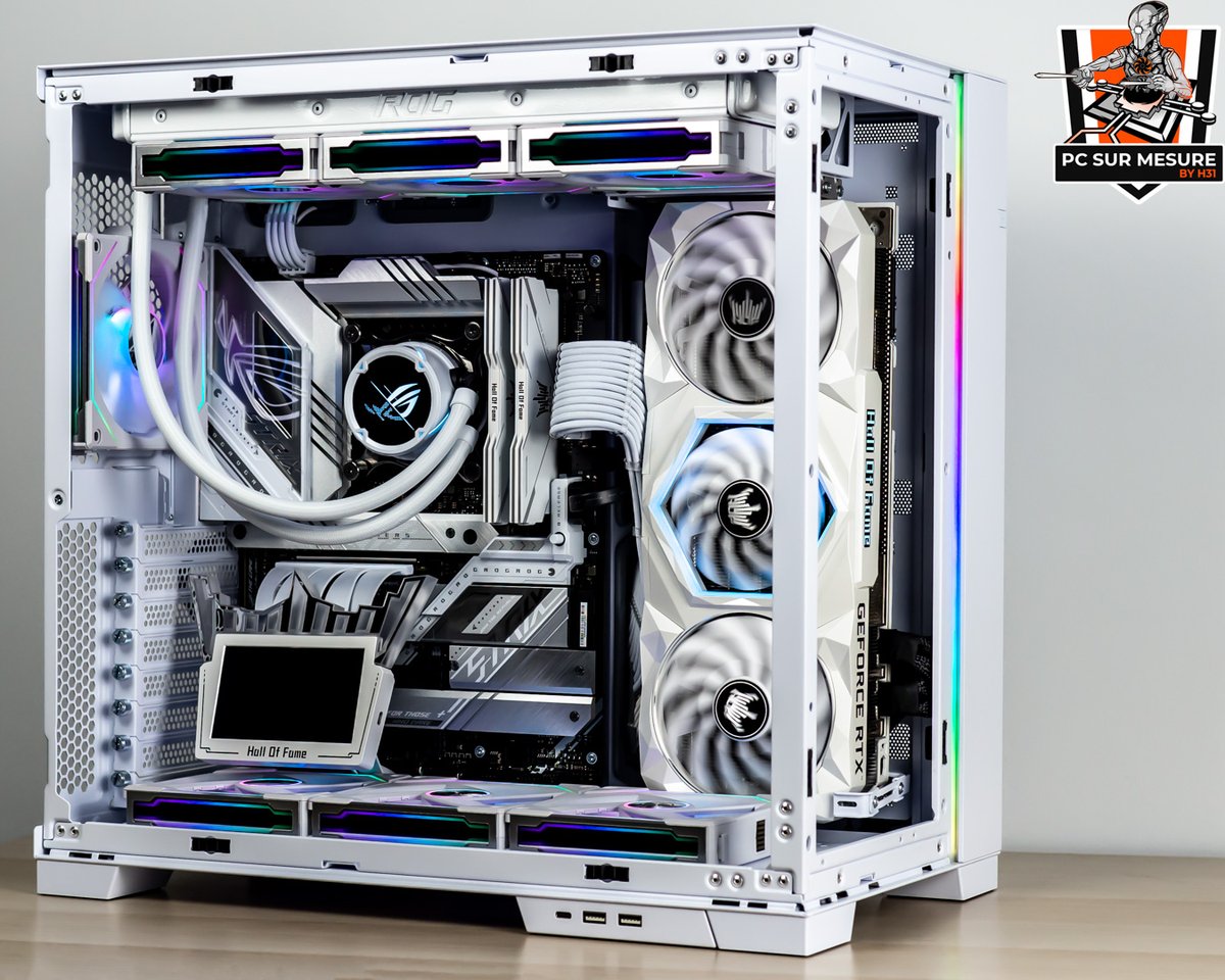 Hardware31AL's tweet image. 🛠Une config HOFissime - Montage LIAN LI O11 Dynamic EVO🛠

#AtelierH31 
🔧 INTEL Core i5-13700KF
🔧 ASUS ROG STRIX Z790-A 
🔧 ASUS ROG Strix LC II 360 
🔧 GALAX HOF OC Lab Master 4000 MHz
🔧 KFA2 RTX 3090 Ti HOF

PC sur mesure H31🔽
boutique.hardware31.tech/pc-sur-mesure-…