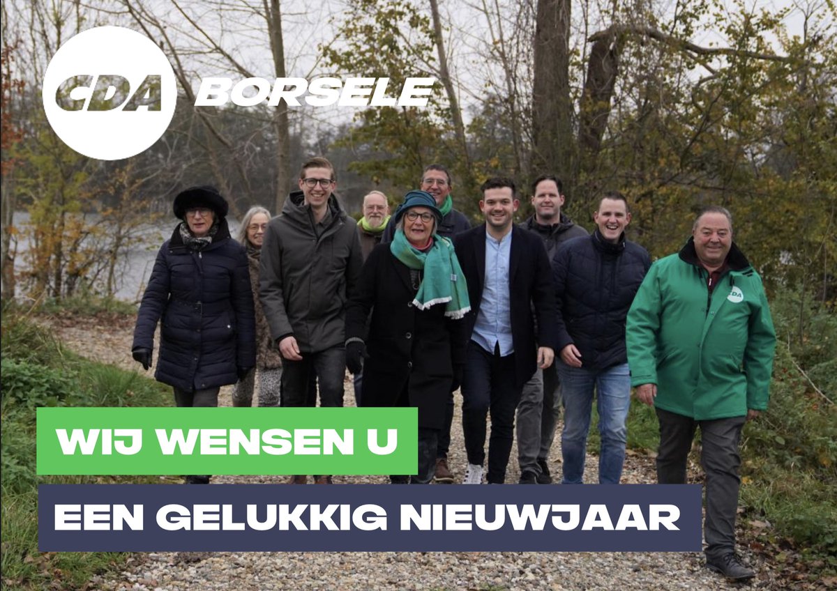 cdaborsele's tweet photo. Het CDA Borsele wenst iedereen een gelukkig, goed en gezond 2023!!

Een mooi moment voor ons om even terug te kijken maar vooral vooruit naar het nieuwe jaar.

Voor meer informatie zie https://t.co/LRV3Dmw0Nz https://t.co/bYp3cMySHc