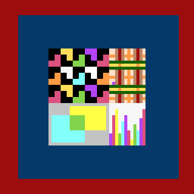 o_dTb_o's tweet photo. patchwork 
64×64

#dotpict  #pixelart https://t.co/iUvJtcDZ8U