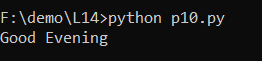 BhaktiAher6's tweet photo. Day 11 of #30DaysOfCode
✅Program for :
✔To wish the user GM / GA /GE.
✔To make a copy of a file.
✔To save student data with Class and Object.

#30daysofcode #100daysofcode #python #30daysofcodechallenge https://t.co/9cSjVTLtx5