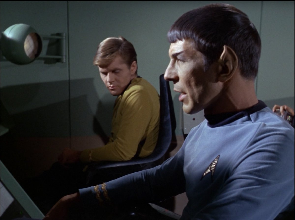 antipodal's tweet photo. #StarTrek #DailySpock #STTOS #LeonardNimoy as #Spock
Today's screen caps are from the s1 episode, 'The Galileo Seven.'
Synopsis: The Galileo, under Spock's command, crash-lands on a hostile planet. As the Enterprise races against time to find the shuttlecraft... https://t.co/ZvyvhLam5a