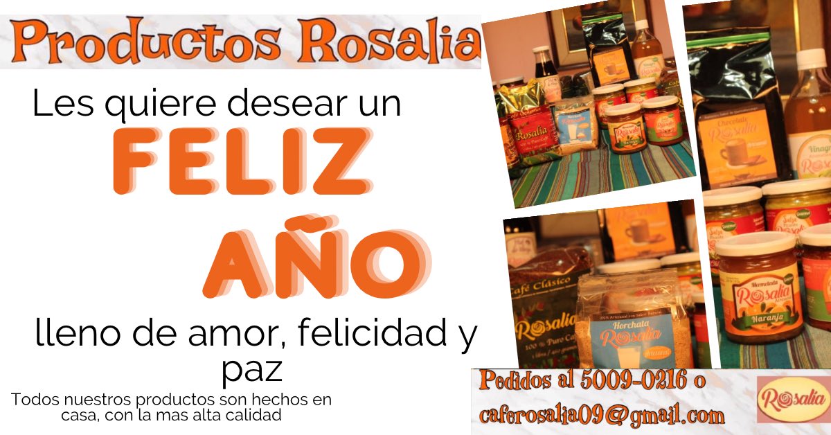 Esperamos de todo corazón que tengan un hermoso Año Nuevo.  #mermeladacasera #miel #Vinagre #salsaspicantes #Chocolate #Cafe #Horchata #organic #chiltepe #regalosdiferentes #organico #productosrosalia #productosnaturales #regalosunicos #hechoencasa ⁣
#hechoamano #caseroesmejor