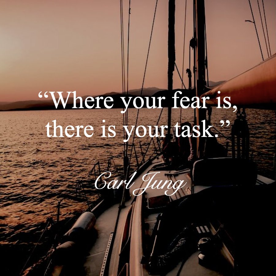 Fear is only fear if we allow it to be...

#fear #sailing #Sustainability #oceancleanup #ocean #plasticfree #plasticpollution #recycling #upcycle #wanderingsailors #greentech #saillife #carljung