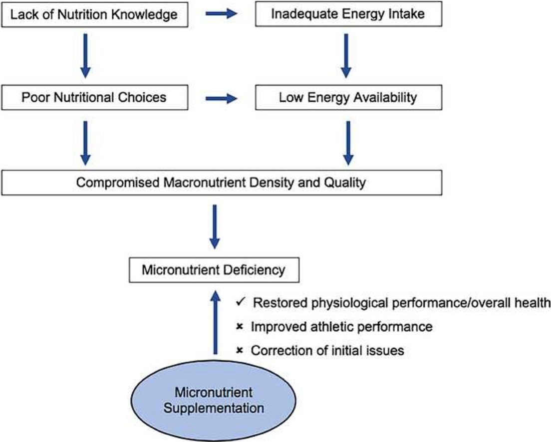 j_haudum's tweet image. Micronutrient deficiency in #athletes &amp;amp; inefficiency of supplementation: Is low energy availability a culprit?

Consultation with a registered dietician is recommended. #improvingknowledge 
#LEA #exercise #nutrition 
sciencedirect.com/science/articl…