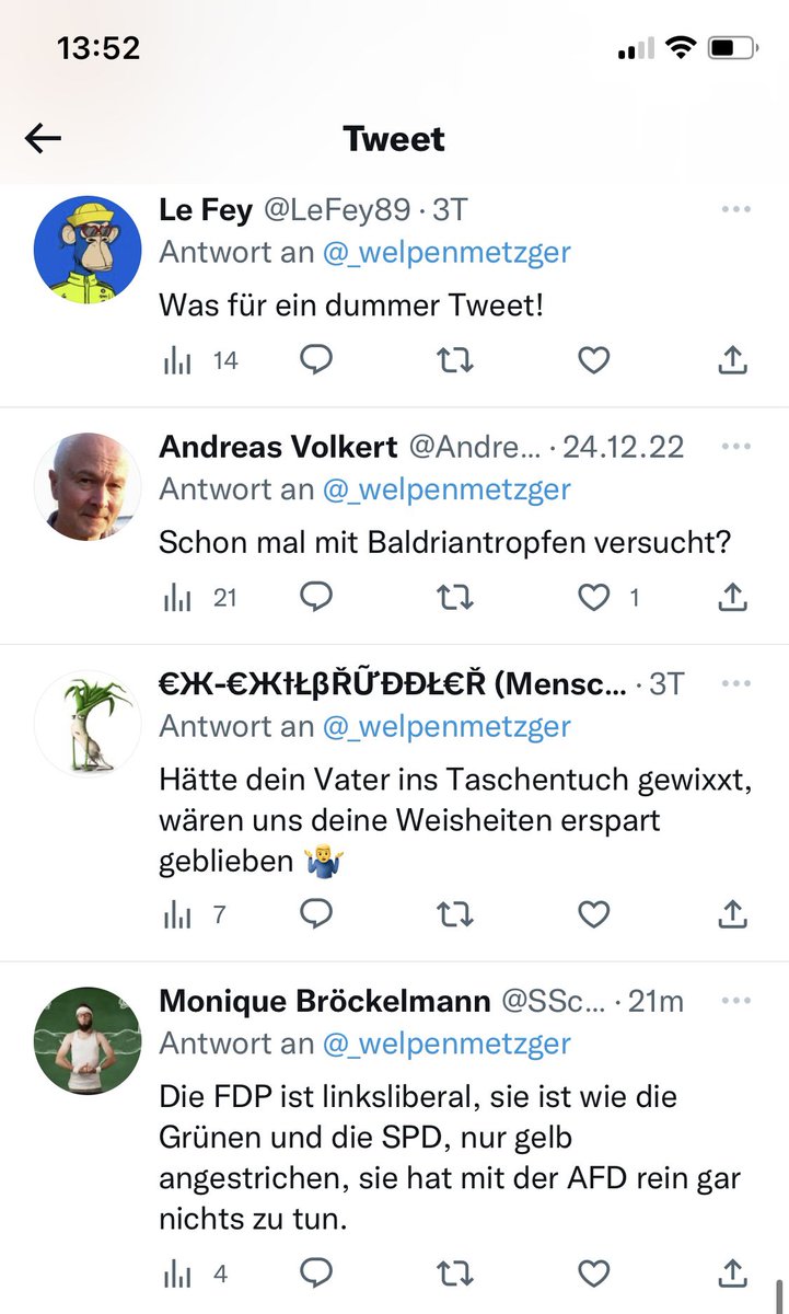 _welpenmetzger's tweet photo. Fanpost der #Kubicki-Groupies. Vom Niveau her zwischen #fckAfD und #AllesAusserHirnströme von #Siffmann.
🥳😂 https://t.co/E8vTWZDCmS