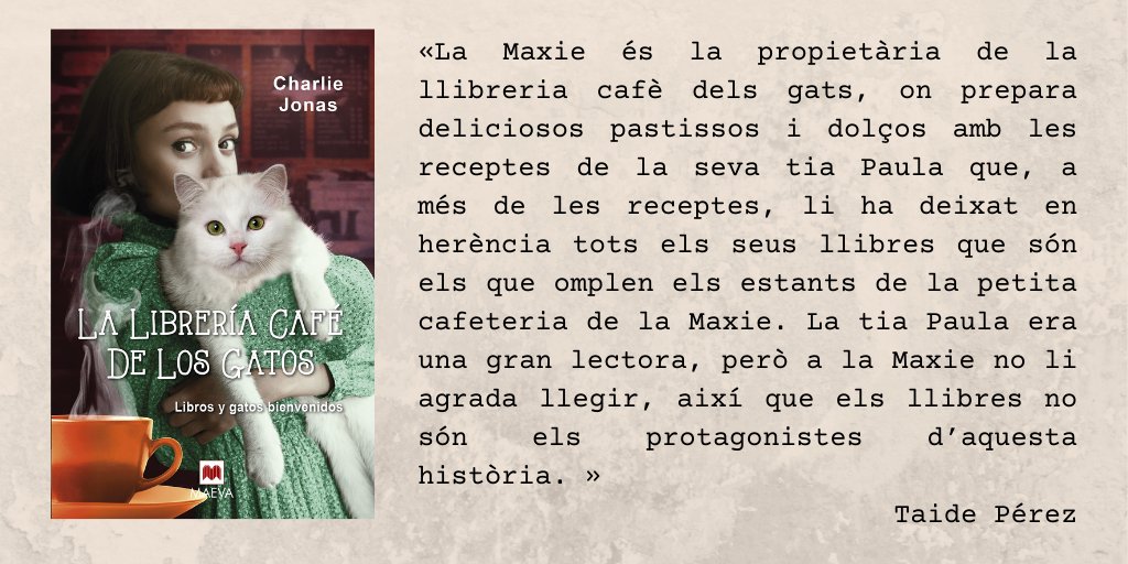 EdL_UB's tweet photo. Nova publicació al blog @EdL_UB «La librería café de los gatos: libros y gatos bienvenidos» @MaevaEdiciones https://t.co/1jWajrpGlu per Taide Pérez https://t.co/DOFEIq6LjC