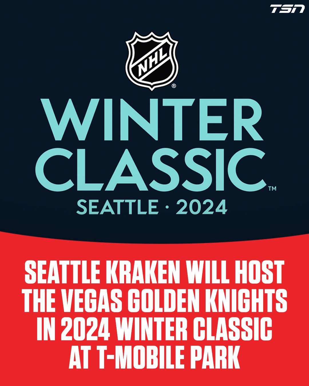 Kraken will make franchise history with 2024 Winter Classic matchup vs.  Golden Knights