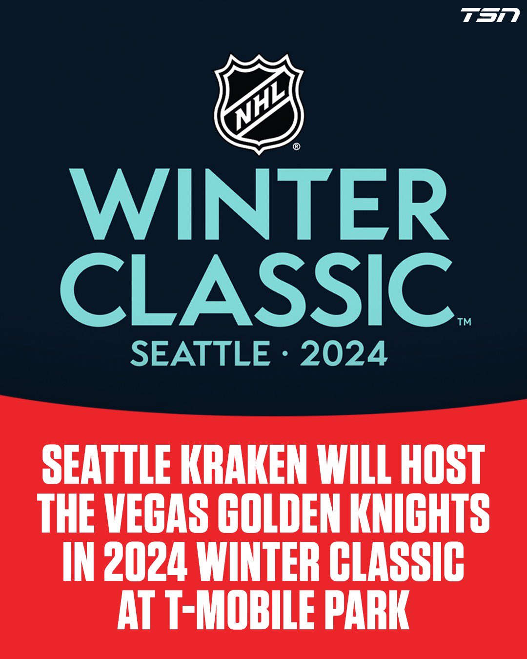 Kraken will make franchise history with 2024 Winter Classic matchup vs. Golden  Knights