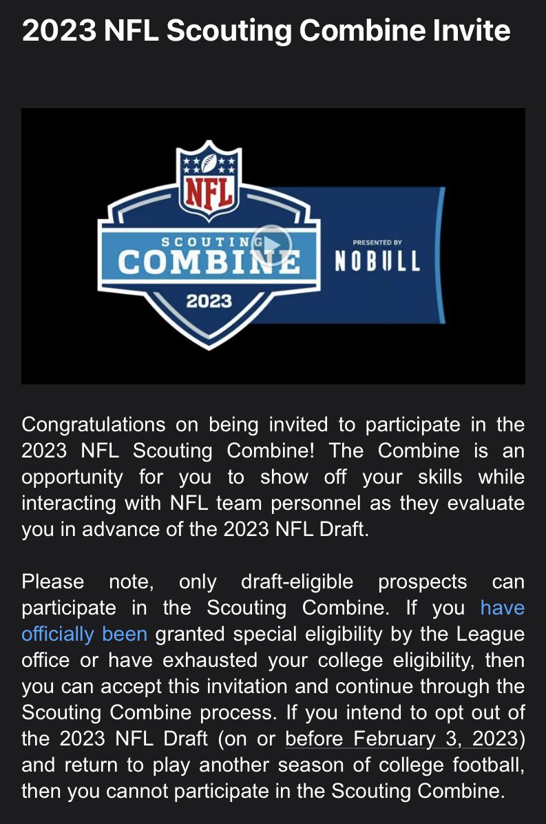 Beyond blessed! Can’t wait to showcase my ability with some of the best! #TBIA