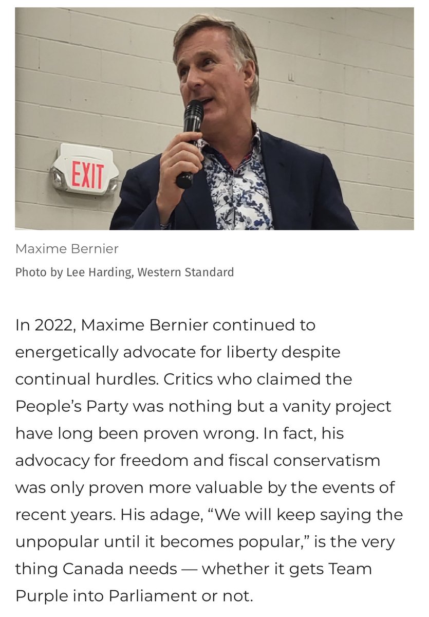 Maxime Bernier tweet media