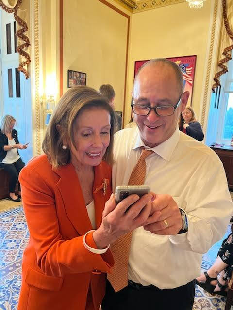 Just a reminder that there will never be anyone like <a href="/SpeakerPelosi/">Nancy Pelosi</a>.  Her leadership and her passion to always deliver for those who need it the most is to be celebrated today.  Thank you Speaker Pelosi for helping deliver on gun violence prevention and for your friendship.