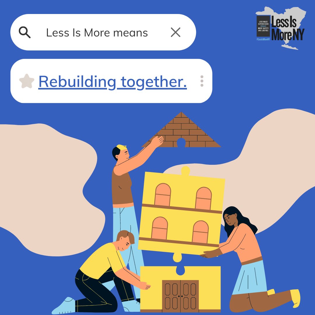 UnchainedNOW's tweet photo. In 2022, #LessIsMoreNY made incredible changes for people on parole resulting in the discharge of over 13,000 NYers and the release of over 1,000 from jails and prisons. Our work is far from over, but our communities are stronger and ready to continue the work in 2023! #parole https://t.co/kHvqzJrCyU