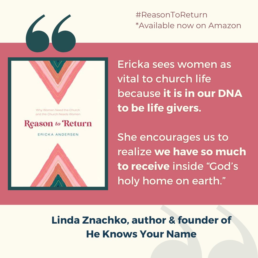 ErickaAndersen's tweet photo. We have so much to give and even more to receive! Grab #ReasonToReturn today:
https://t.co/legAbBIRYo https://t.co/oLqg6jf1IK