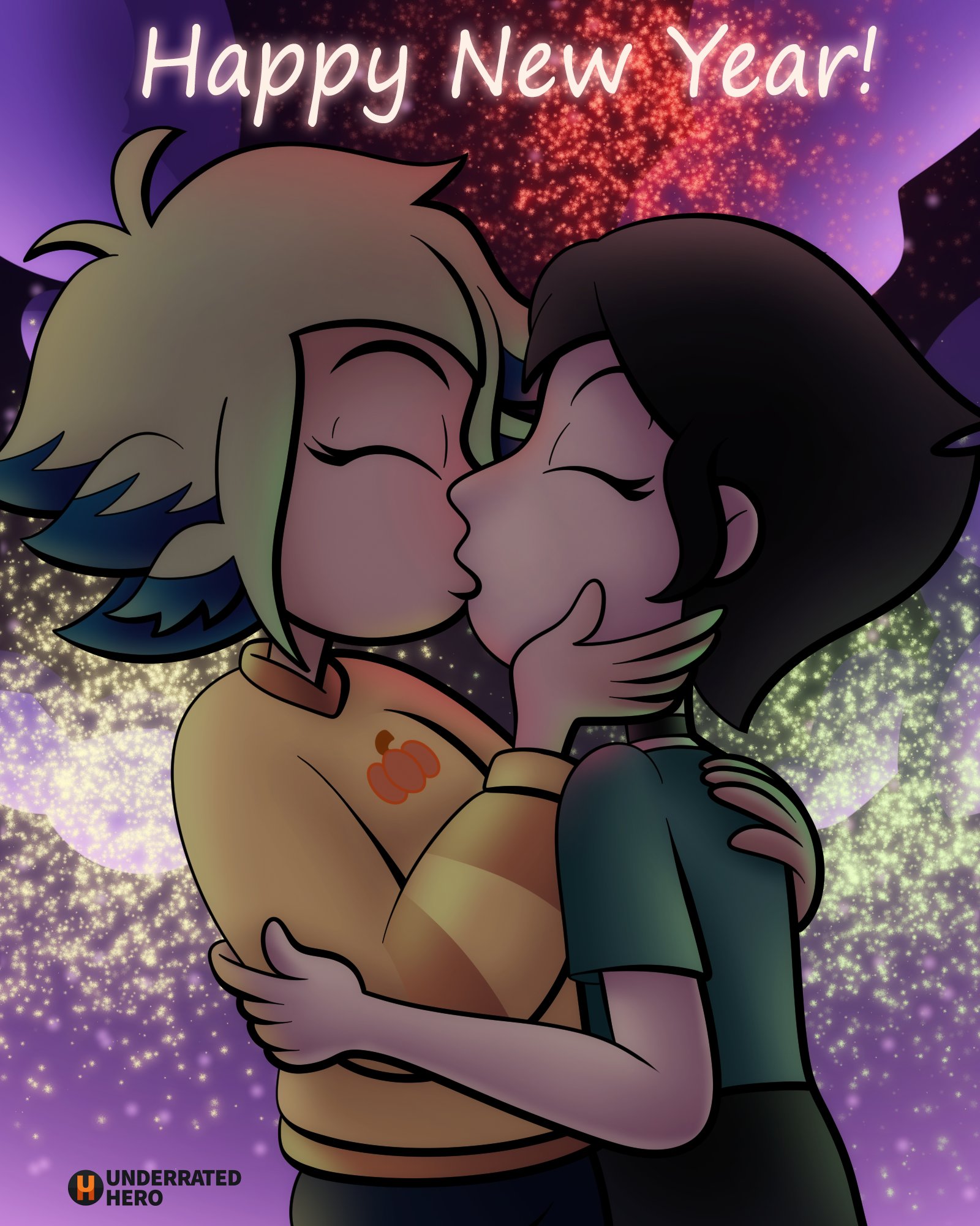 UnderratedHero on X: Commission! Masha and Vee (from The Owl House)  welcomed 2023 with open arms! t.coxwoKHd1Yvm  X