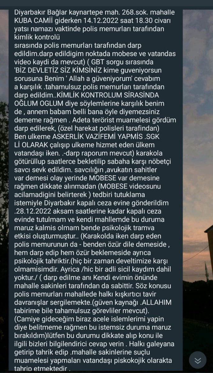 <a href="/Haber/">Haber</a> Bir de vatandaşın dilinden dinlemekte fayda var. Savcı kendisine inanmamış ama izlediğimiz görüntüler ile vatandaşın beyanı örtüşüyor. Buna rağmen gereksiz yere cezaevinde tutulduğunu belirtiyor.  Objektif olabilirseniz durum ortada aslında.