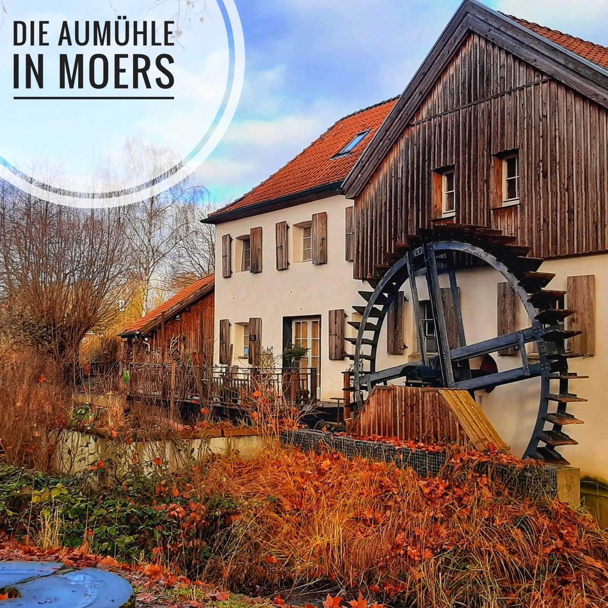 Die #Aumühle in #Moers. Unweit des #freizeitparks und der Biefangkreuzung. Dort wo #Moerskanal und #Aubruchkanal zusammen fließen. Sozusagen das Moerser Eck. 🙂 #wanderlust #wandern #hiking #outdoor #draussenunterwegs #wanderwegewelt #nature