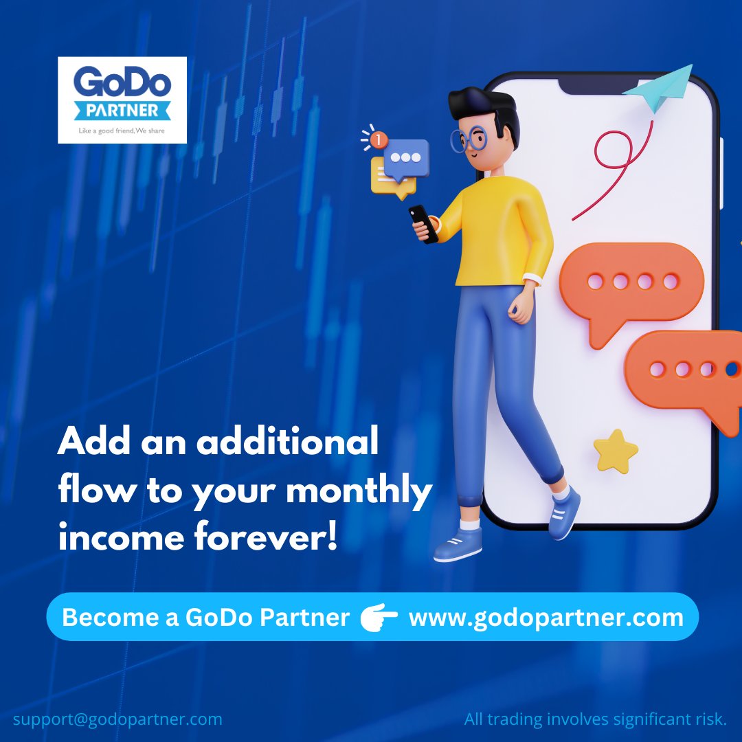 godo_partner's tweet photo. Want to earn some extra cash.. Check out our unique partnership program here π https://t.co/kyAi3iOv2Z
#GoDoFX #GoDoPartner #ExtraIncome #PartnerProgram #ForeignExchange https://t.co/0kYJ9vJOMa
