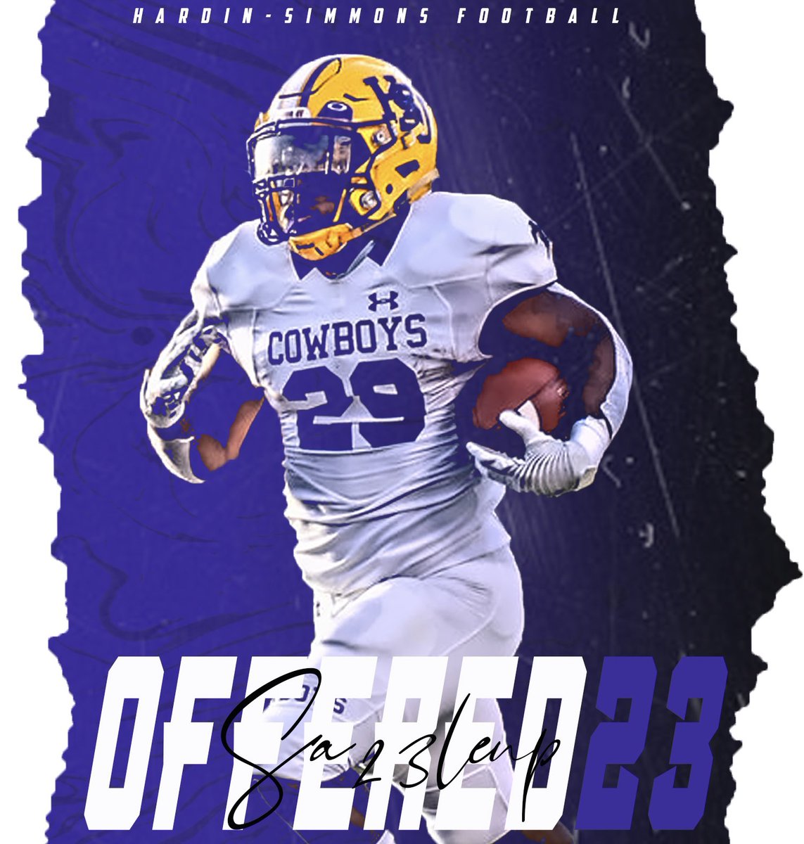 FerrisRefai's tweet photo. #AGTG After a Great conversation @CoachDL_Niles I’m blessed to receive an offer from Hardin-Simmons University🟣🟡 https://t.co/YJWN2Hjszl