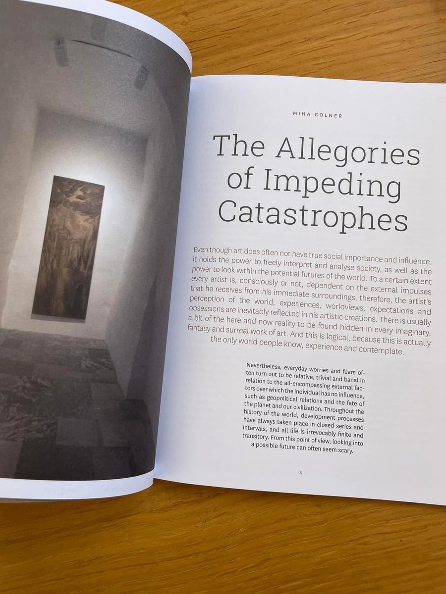 Imaginary world that seems so incredibly familiar to the world we live in! A stark reminder to become aware, and reimagine brighter and much more caring ways forward! 
At exhibition  “The Long Black Summer” by Erik Mavrič <a href="/GalerijaBJ/">Galerija Božidar Jakac</a> #Slovenia curated by @MihaColner.