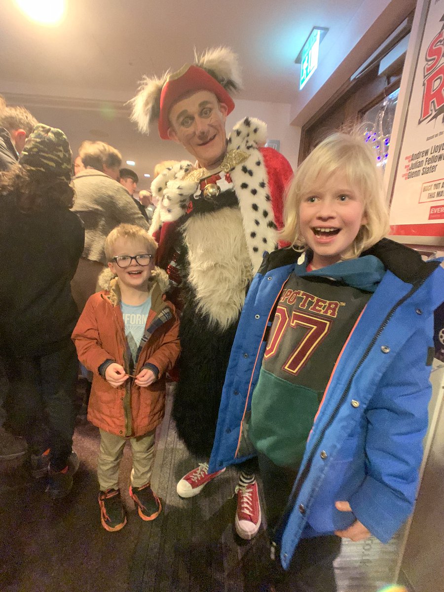 It was their 1st visit to the Pantomime.  They loved it.  To join Tweedy the Clown at the end of the show was a great thrill.  Thank you Alan Digweed BEM.  Many congratulations on being awarded your medal.  <a href="/Everymanchelt/">Everyman Theatre</a>  <a href="/visitchelt/">VisitCheltenham</a> <a href="/cotswolds_uk/">Visit The Cotswolds</a>