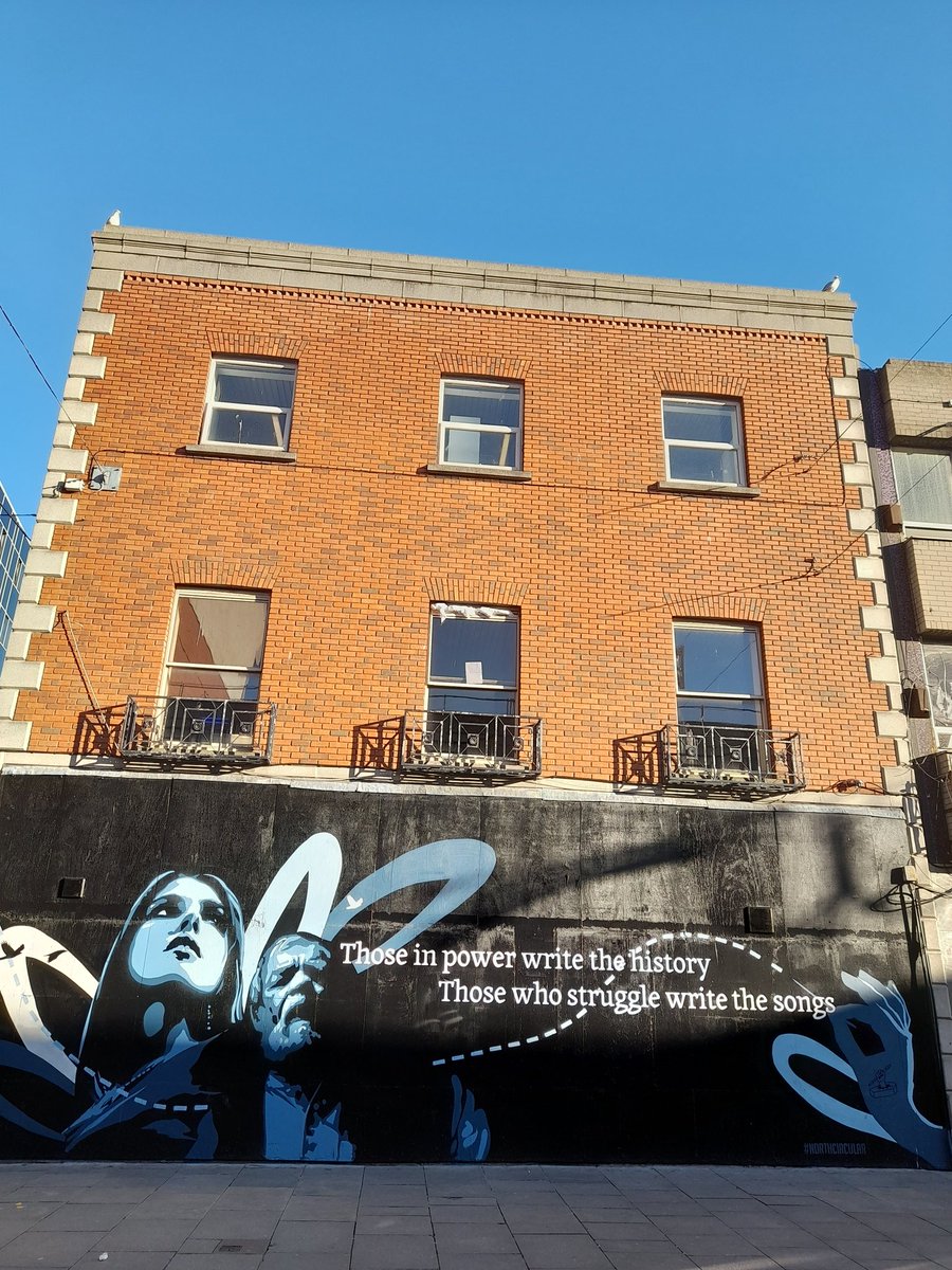 Moore St today: 'Those in power write the history, those who struggle write the songs' 🔥

From the powerful Dublin documentary, @northcircular_: northcircularfilm.com/the-film
