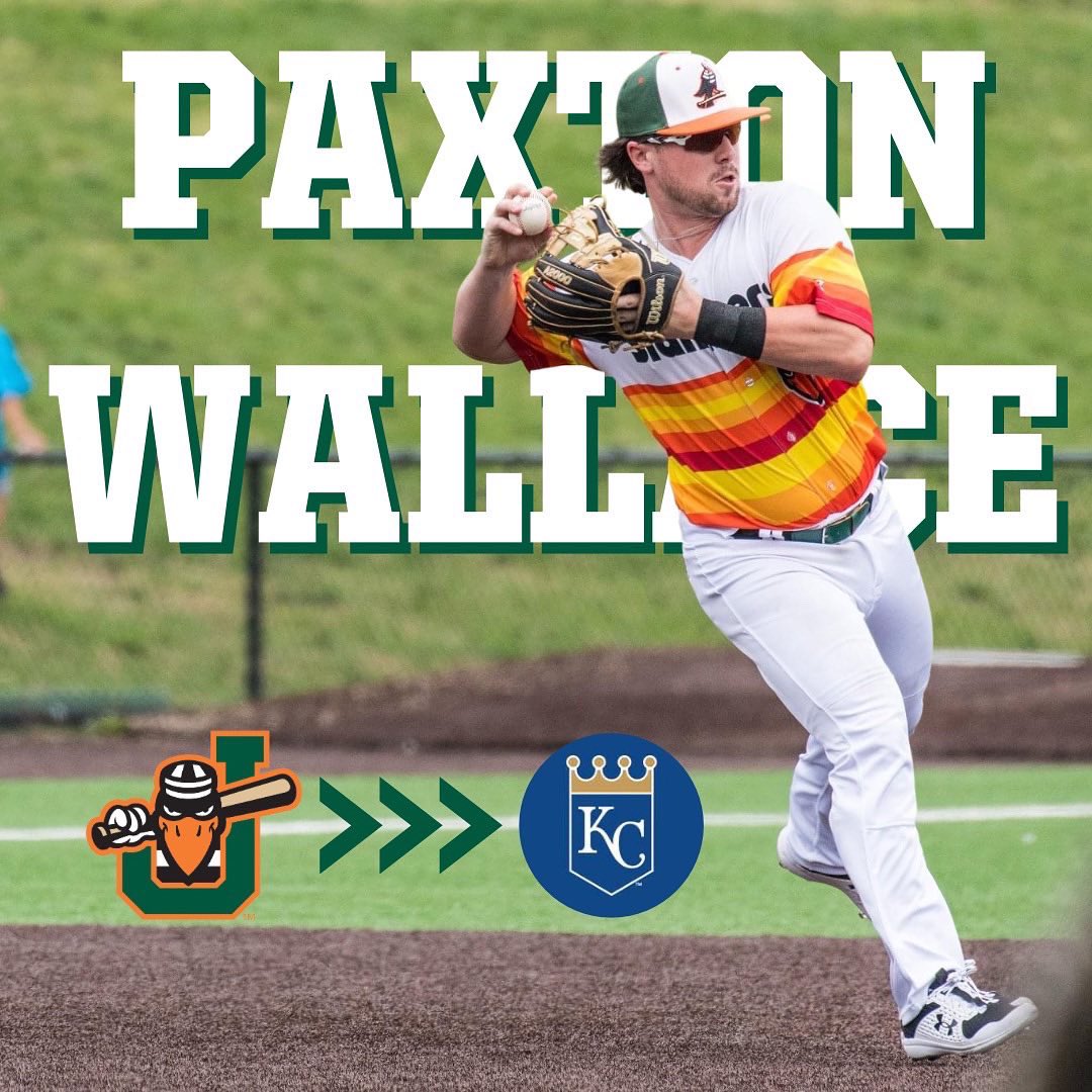 JolietSlammers's tweet photo. Congratulations to 2022 Slammer Paxton Wallace on signing with the @Royals! Thanks for a great 2022 season and best of luck in your career, Pax! https://t.co/GK73AjPzlF