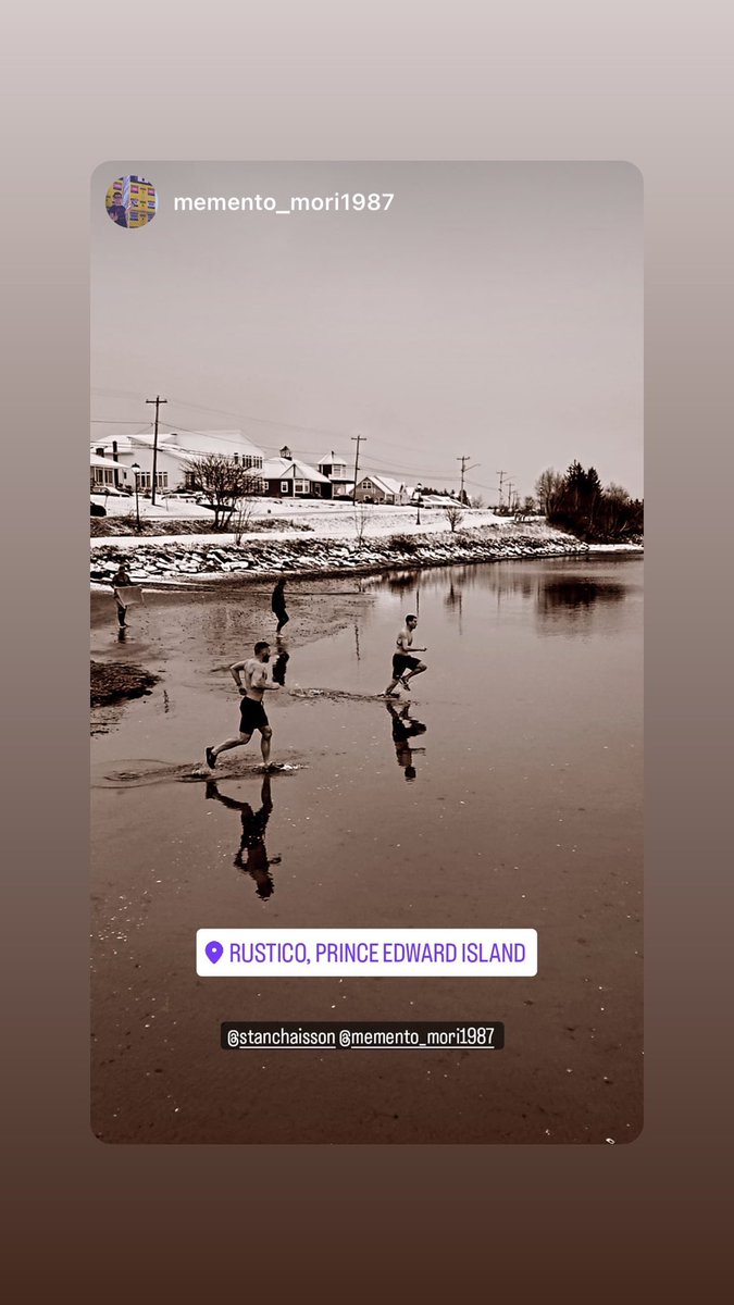 StanChaisson's tweet image. Little post run dip.