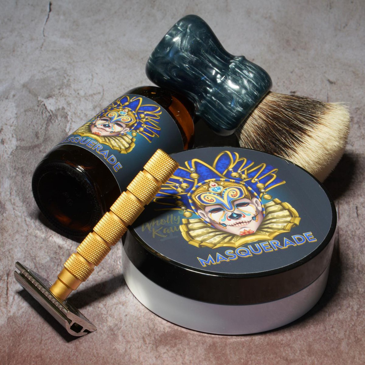 whollykaw's tweet photo. Shave of the Day SOTD 1.2.2023
Wholly Kaw Masquerade Soap & Aftershave
Alpha Outlaw .72mm with Perma-sharp (3)
Oumo Compass “Deep Space” with 26mm LotusTip SHD Manchurian
İ.H.A. Alum Block
#sotd #doubleedgerazor #shavingsoap #shavingbrushes #wetshaving #wetshavers #wetshaveforl https://t.co/iKX62trEn0