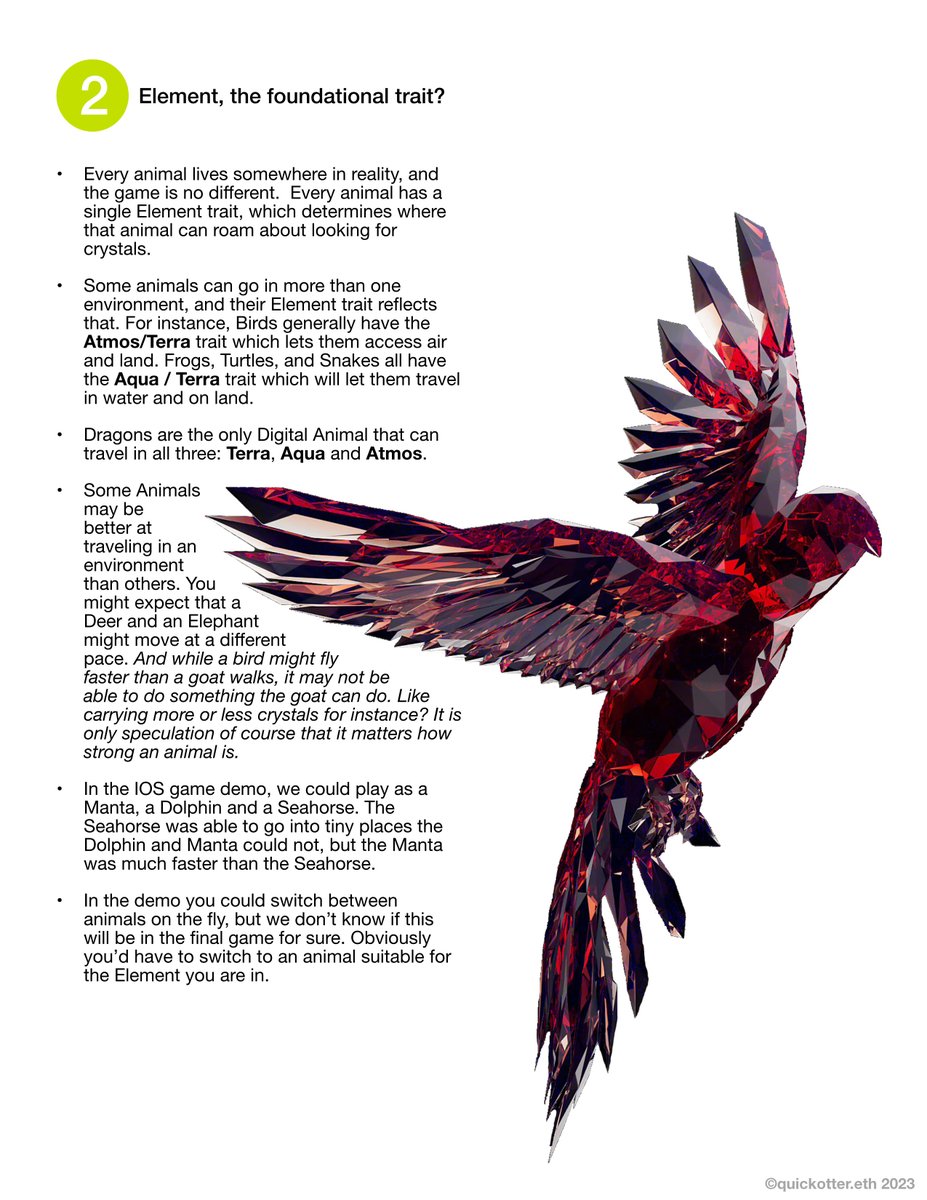 quickotter_eth's tweet image. I put together an unofficial guide to the @Di_animals project by @igor_3000A. Thread of a few pages, you can find the full guide from the Digital Animals discord channel here: discord.com/channels/85682…