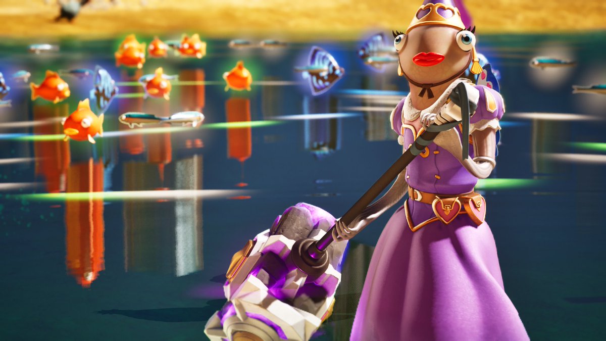 pandagrrrrl's tweet photo. Fish feast #Fortography #PrincessFelicia #Fortnite #XboxShare https://t.co/91qSoLOtqi