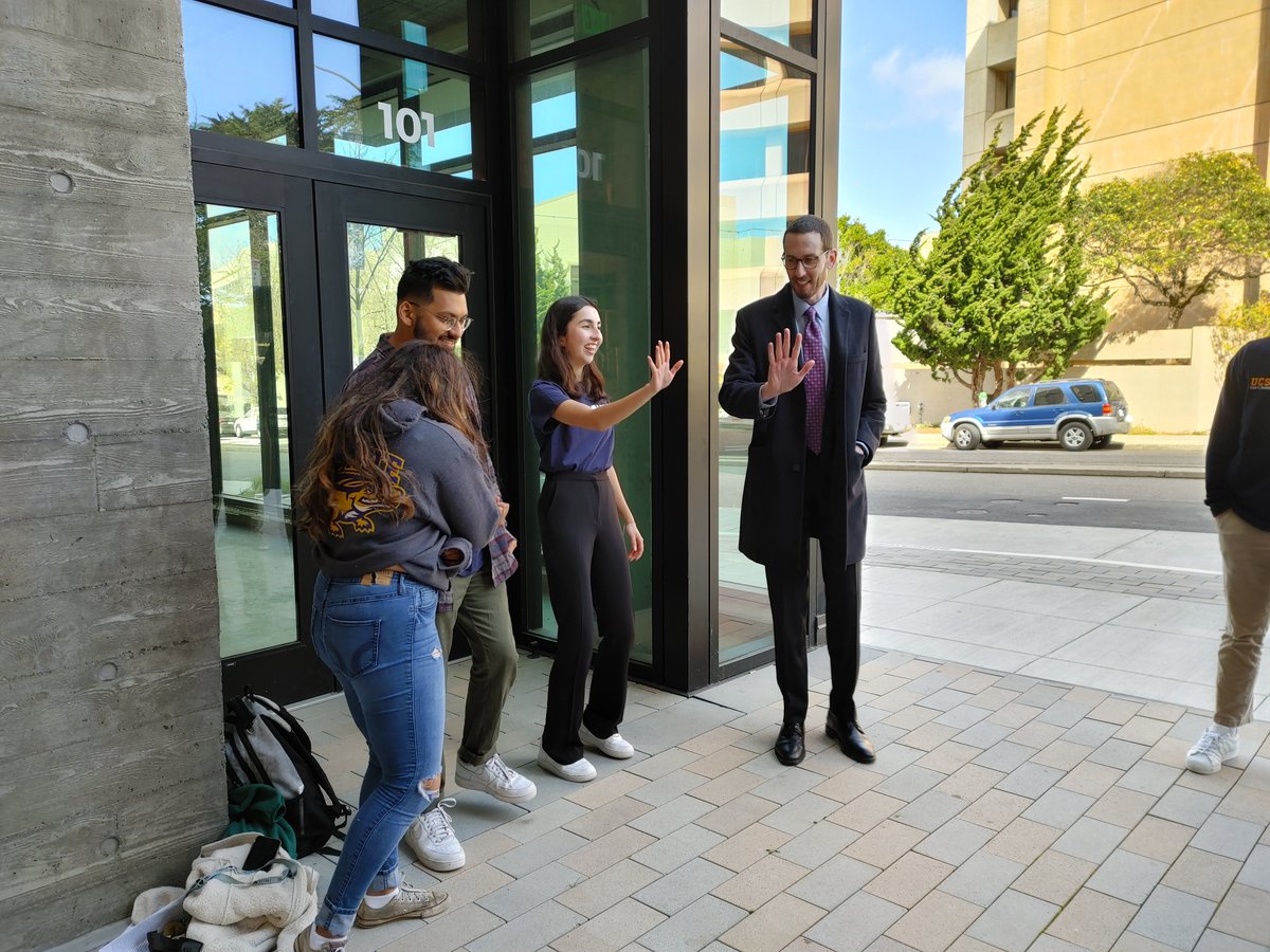 February 🏠🌆

Supporting <a href="/Scott_Wiener/">Senator Scott Wiener</a>'s Campus Housing Reform Bill, SB 886! 

Andddd <a href="/meandrews01/">Michelle Andrews</a> teaching him how to make TikToks