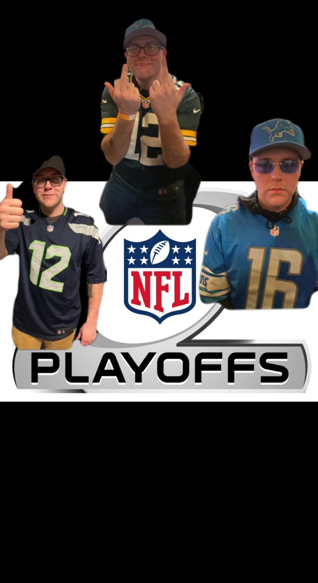 RayA199824's tweet photo. The final spot for the NFC wildcard  is on the line this Sunday. Who will come out on top? LETS GO LIONS! @lions @packers  @Seahawks #nfl #nfc #detroitlions #GreenBayPackers #SeattleSeahawks #OnePride https://t.co/vuiD7N8gUX