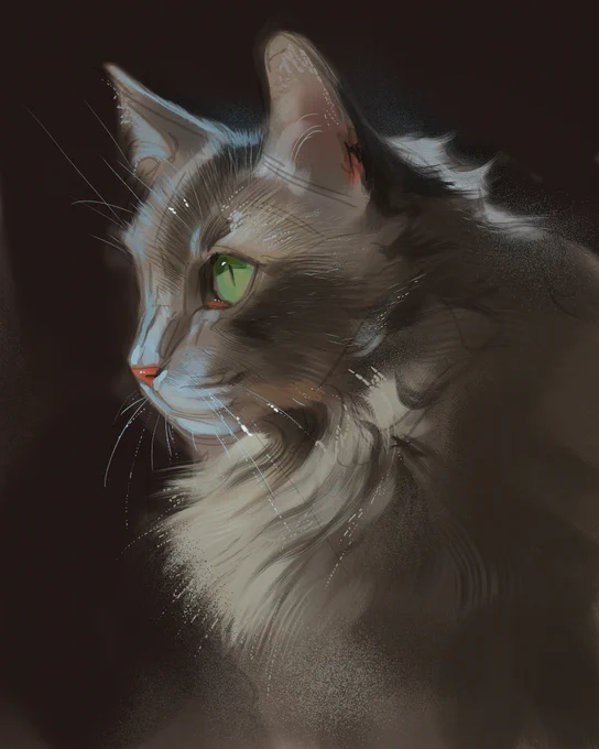 I made this video for Tiktok but thought you guys might enjoy it too!Download   demo was painted in Photoshop, there are a few minor brush differences between programs due to brush engine differences 