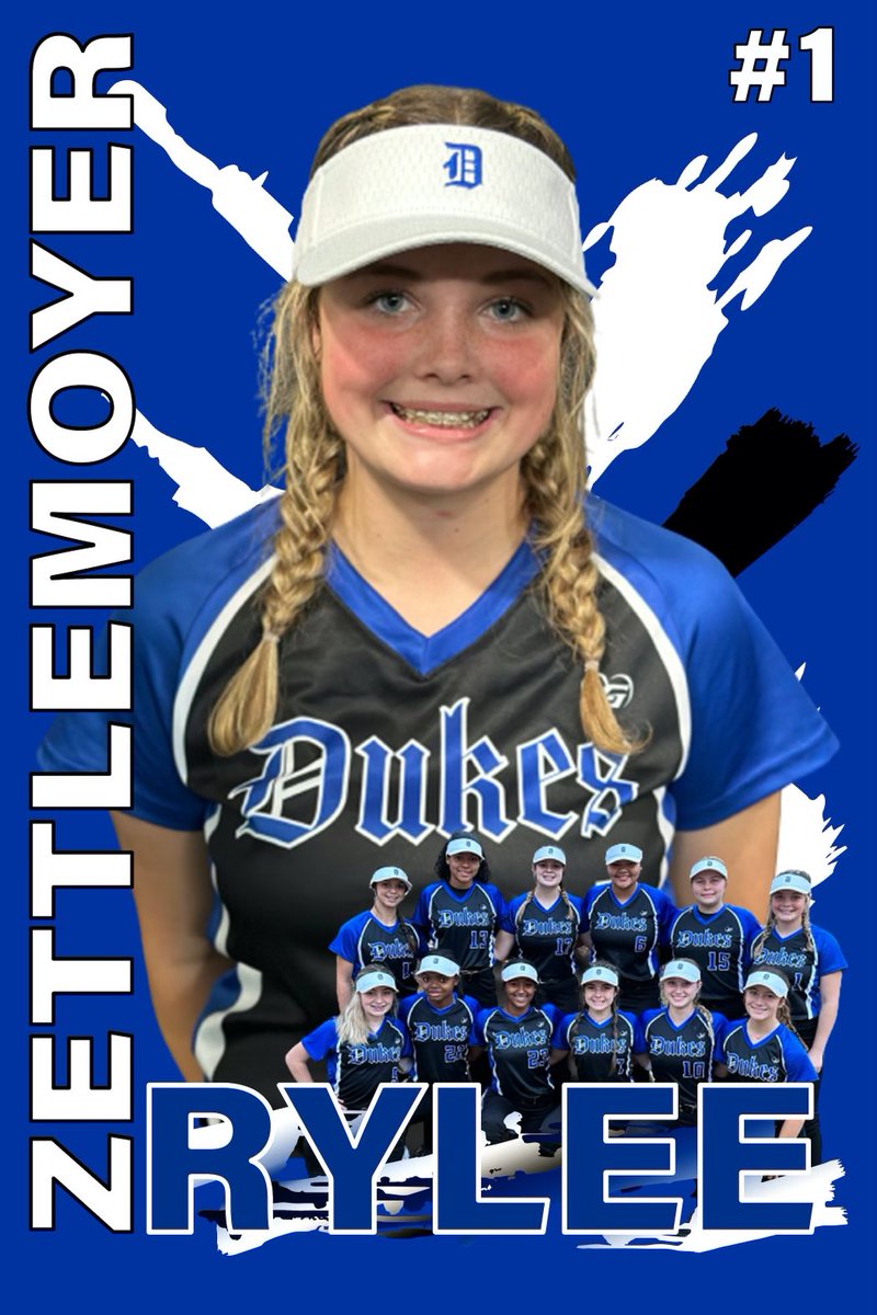 Next: 
Riley Zettlemoyer. Riley will be in her 2nd season with us. This kid has power! She’s such a hammer in the box. She’s versatile in the field as she plays 3rd base and OF. She’s also so aware and communicative in the field. We call that a leader! Welcome back Riley Z!!