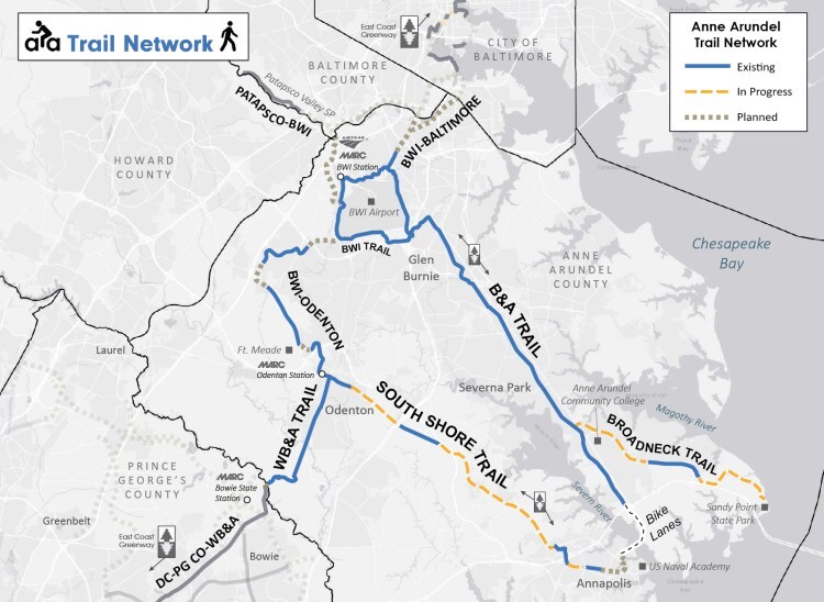Federal FY23 Budget Supports Annapolis &amp; Anne Arundel Trails