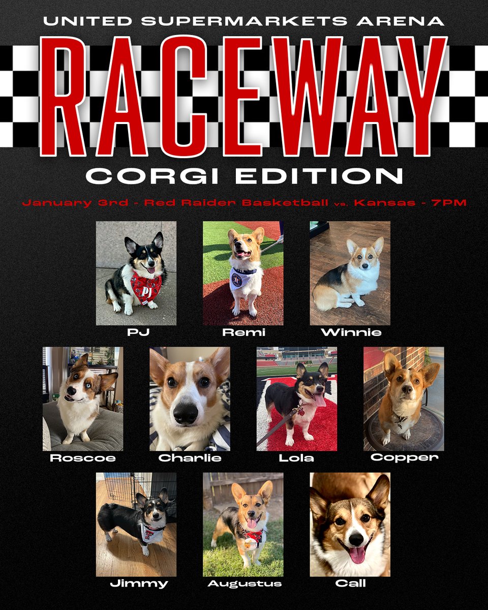 TechAthletics's tweet photo. 🏁 TOMORROW 🏁

The halftime race you've all been waiting for. Ten talented finalists, but only one will reign supreme. 🐶

Be there to cheer on your favorite!
🎟➡️ https://t.co/T6X95vTeRe https://t.co/dFS40MZnY5