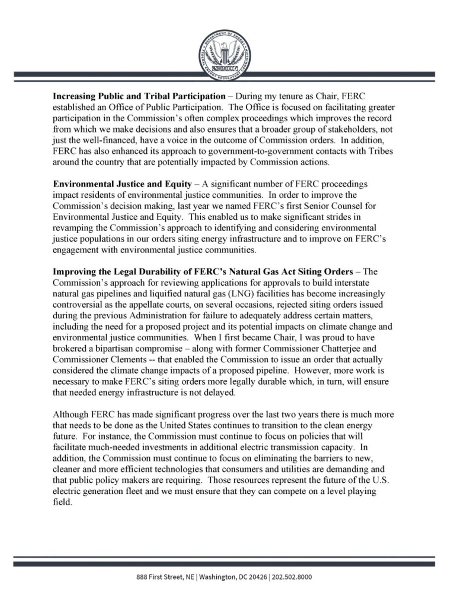 Rich_Glick's tweet photo. Dear @FERC folks &amp; #EnergyTwitter, please see my letter to @POTUS https://t.co/F1Zi70rLkG