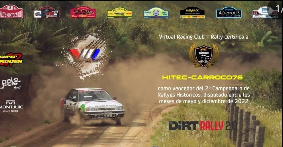 HiTEC_eSports's tweet photo. #DIRTRALLY⚫🟠⚪
🔚 Temporada @VirtualRancingC
#VRCrally @Arne_Olufsen
🏁 Campeonato #Historicos_lll
📢 Campeones‼️
🥇 #CARROCO
🥉 #CANARIO
5️⃣ #HANKLEIT
7️⃣ #TEMBER
Arrancó el 2023...
T⚫E🧡A⚪M @HiTEC_eSports https://t.co/kGeTB0hjXO