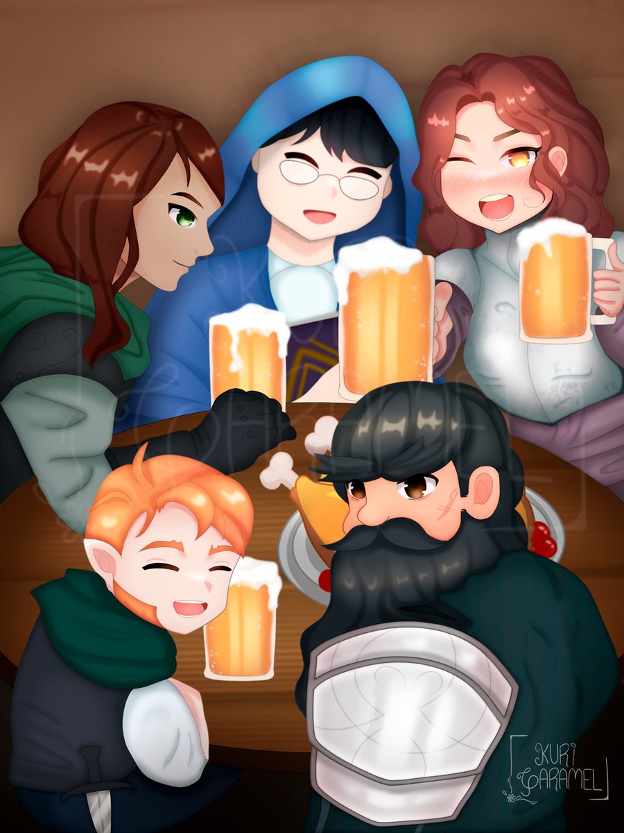 Some Dnd Commission 🍗🍻
This was my first art with so many characters. It was very challenge and I'm very happy with the result. 🥰
.
.
.
.
#animedrawing #digitalpainting #digitalart #drawings #draw #begginerartist #dndcharacter #dnd #dnd5e