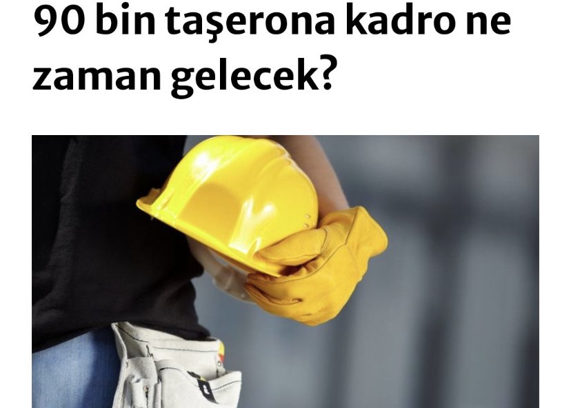 MuratTanyldz24's tweet photo. #TaseronKitlereKadro @RTErdogan @vedatbilgn @dbdevletbahceli 90 bin kit çalışanı olarak kadro bekliyoruz. https://t.co/BG2V5V1SbN