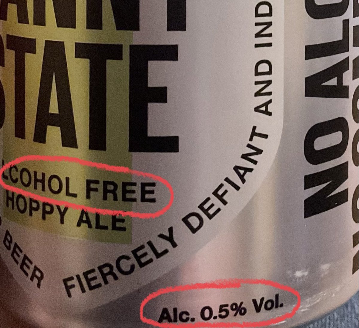 Is it just me..?
#Brewdog #AlcoholfreeWithAlcohol