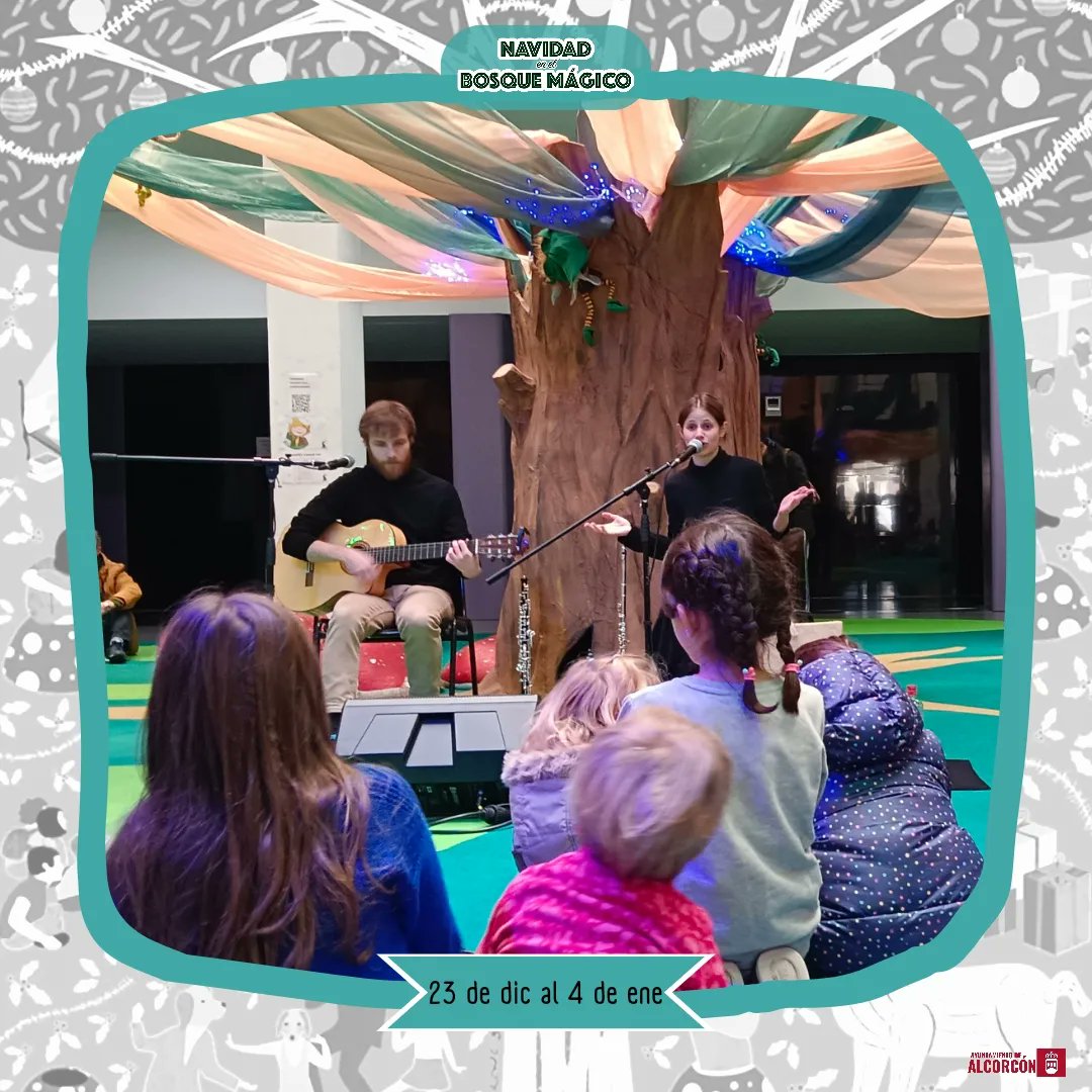 Hueveras que andan, 🐣pajaritos que cantan y 🍾botellas labradas y cucharillas que son un instrumentos. ¡Esto es un #BosqueMágico!

Mañana volvemos con más talleres, conciertos, cuentacuentos. ¡No te lo pierdas!

<a href="/aytoalcorcon/">Ayuntamiento de Alcorcón</a> #NavidadAlcorcón2022 
#planesconpequesenmadrid