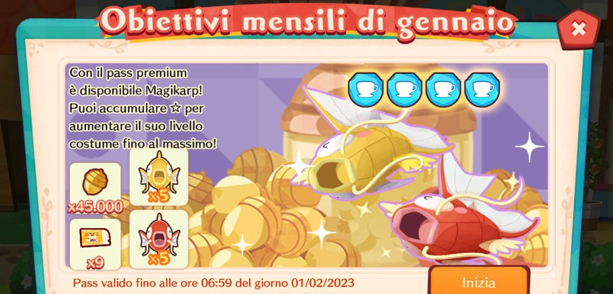 PokeMillennium's tweet photo. Pokémon Café Remix, annunciato un nuovo pass mensile dedicato a Magikarp
Articolo di @MatteoPerini5
#PokemonMillennium #PokemonCafeRemix #Magikarp #Cromatico #NintendoSwitch
Continua su https://t.co/l3gfzZMUni https://t.co/D4ov33rT0q