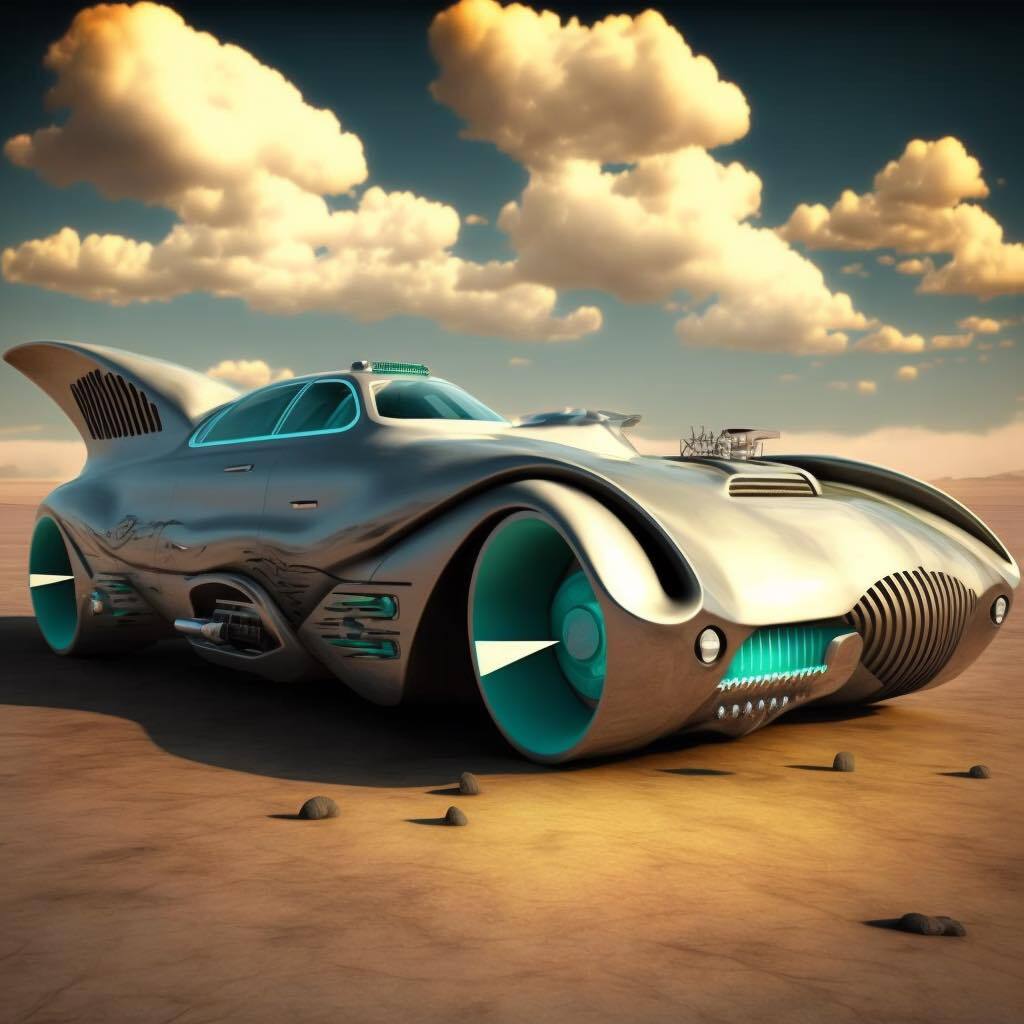 AlanArtMix's tweet photo. Forget electric vehicles… nuclear fission is the future! Check out these AI imagined nuclear fission cars

#futuretechnology  #future #nuclearfission #power #car #cars #aiart #midjourney https://t.co/qgd6p3n9Gy https://t.co/YBoHk7HQyI